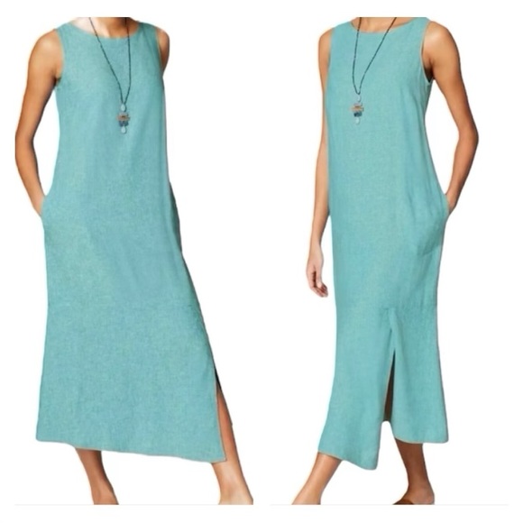 J. Jill Dresses J Jill Pure Jill Linen Lagenlook Coastal Dress